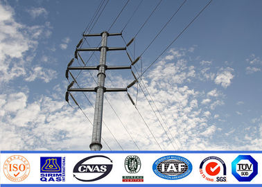 18m 폴란드 강철 탑을 위한 240kv 금속 전송선 전력 폴란드