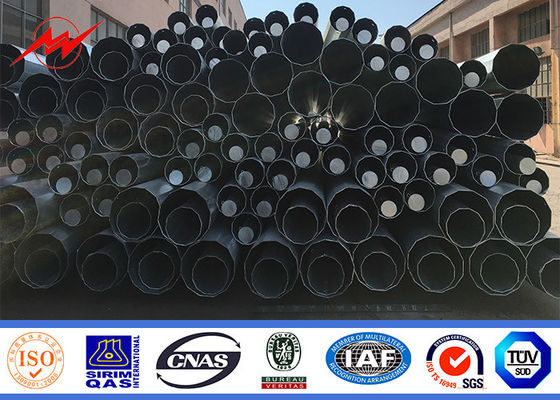 전송선 경도 강철 전화선용 전주 용접에 의하여 직류 전기를 통하는 8각형 단청 폴란드