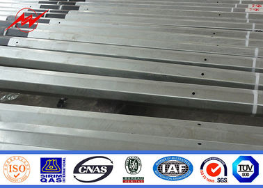 ASTM A123 소재와 15m 뜨거운 딥 아연 도금 강철 관모 전기 전력 극