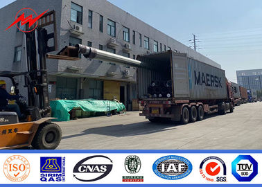 송전을 위한 10m 14m 15m 직접적인 매장된 직류 전기를 통한 금속 전화선용 전주