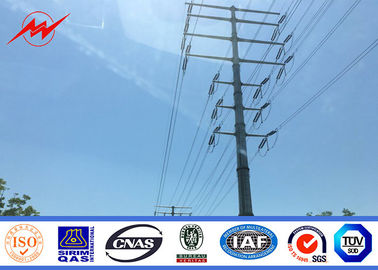 6 밀리미터 8각형 132KV 15m 30m 강철 파워 폴대