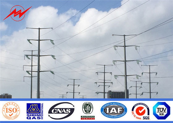 전송 전기적 원추형 강관 관형 전주 10KV