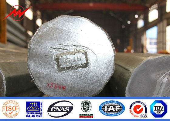 138 킬로볼트 전기 ASTM A123 공익 파워 폴대 방폭