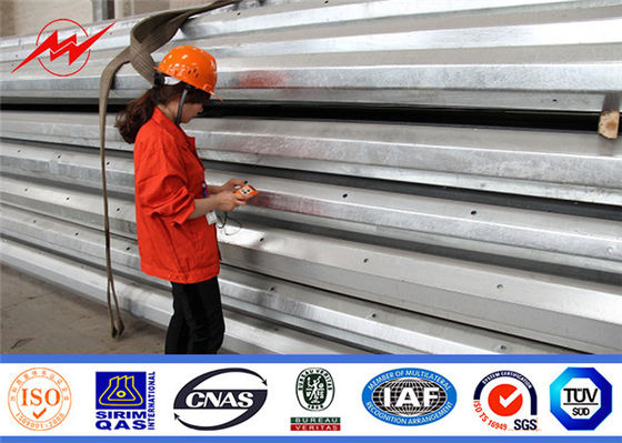 30ft Astm A572 Gr50 원추형 아연 도금화 금속은 1 밀리미터 두께를 막대기로 받칩니다