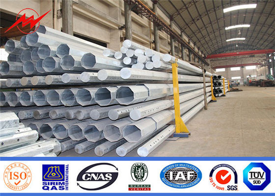 30ft Astm A572 Gr50 원추형 아연 도금화 금속은 1 밀리미터 두께를 막대기로 받칩니다
