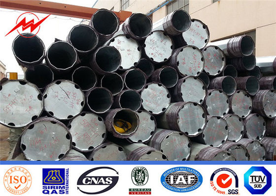 30ft Astm A572 Gr50 원추형 아연 도금화 금속은 1 밀리미터 두께를 막대기로 받칩니다