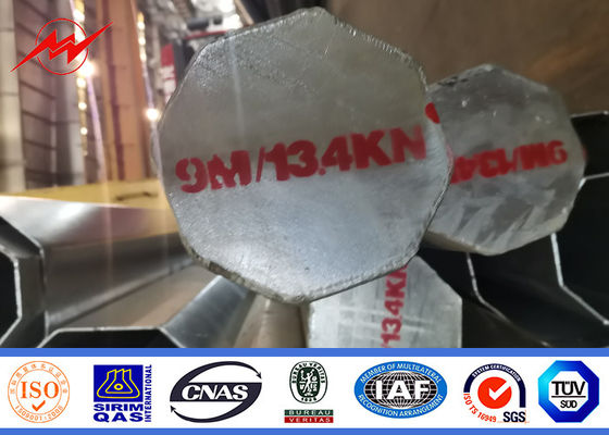 은하 전기적인 강철 관형 전주 자립하 금속 전신주