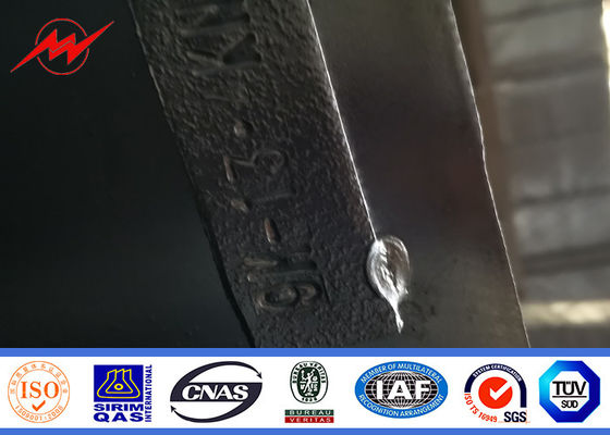 은하 전기적인 강철 관형 전주 자립하 금속 전신주