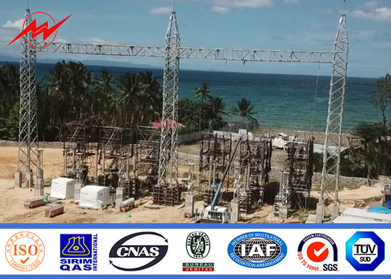 전송선 프로젝트를 위한 110kv 230kv 모노 폴 타워