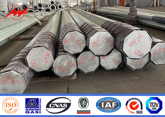 11m Q345 Gr65 소재 110kv 전신주 테이퍼