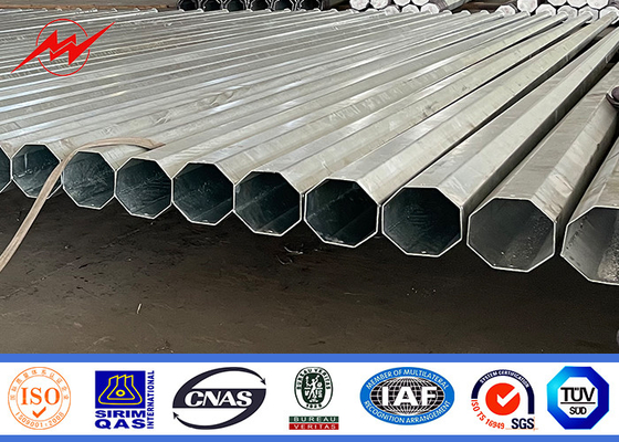 NEA 핫 디프  Galvanized Tubular Pole 25ft 35ft 45ft 전력 전송