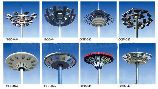 15M LED 높은 돛대 전등 기둥 고속도로/공항 높은 돛대 전등 기둥 ISO 9001 0