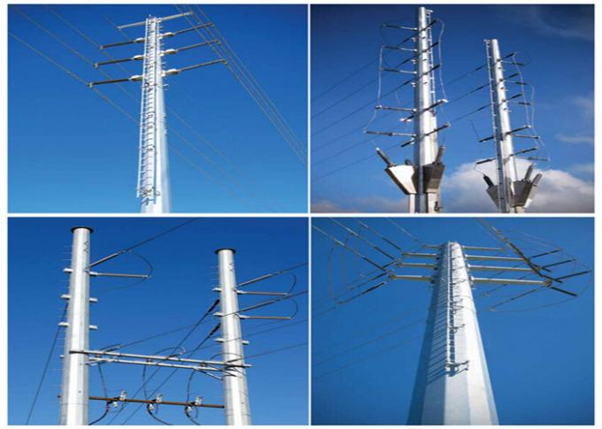500kv 힘 전기 전송선 탑/강철 똑바른 폴란드 1