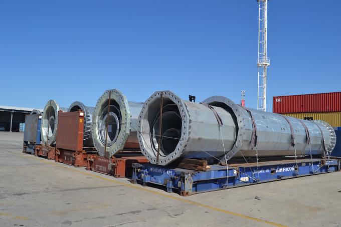 맞춤형 디자인 전기 전력 기둥 길거리 조명 500km / h까지 바람 저항을 가진 높은 마스트 정원 조명 0